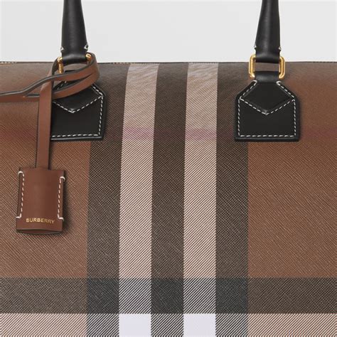 burberry bowling bag leather|burberry large tote bags.